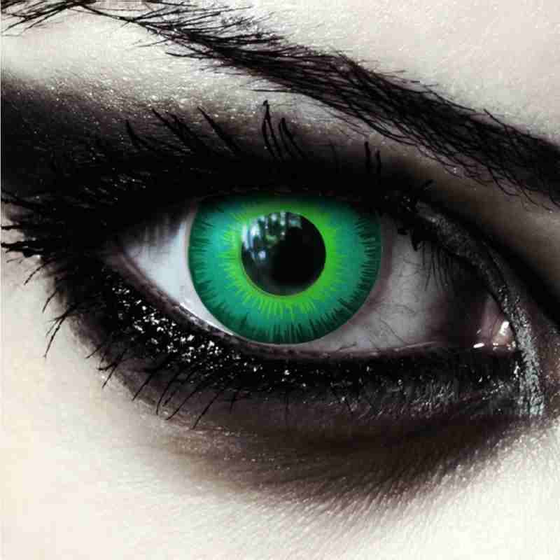 lentillas halloween verdes