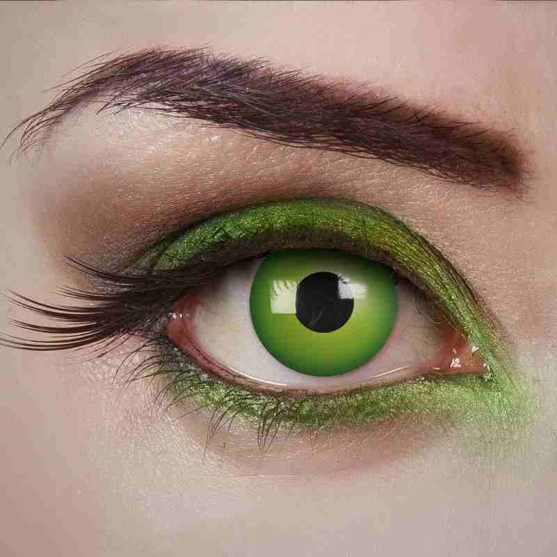 lentes verdes halloween